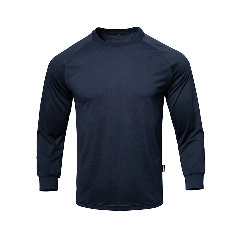 男士户外徒步美式运动健身T恤打底衫吸湿排汗速干轻薄爽身长袖帅