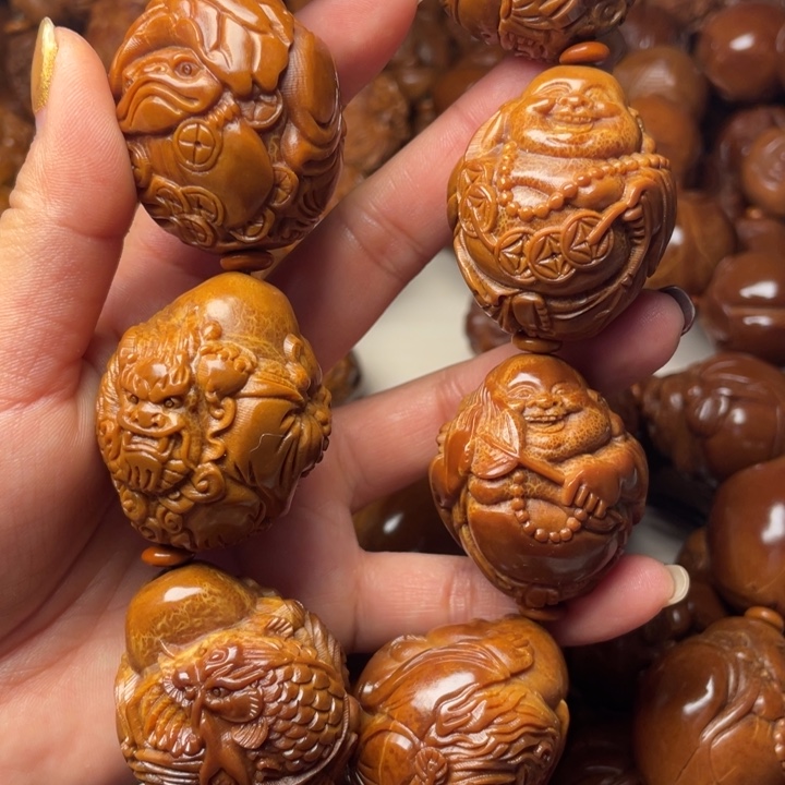 @***子橄榄核吊坠橄榄核手持