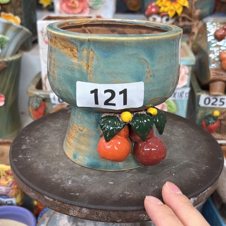 紫砂花盆粗陶材质多肉花盆