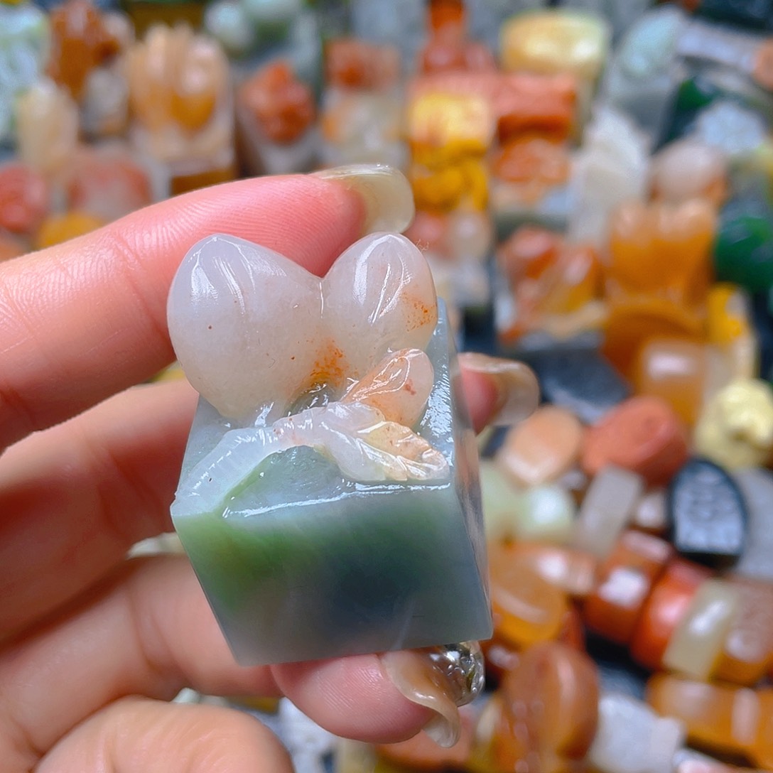 青田石印石纯手工