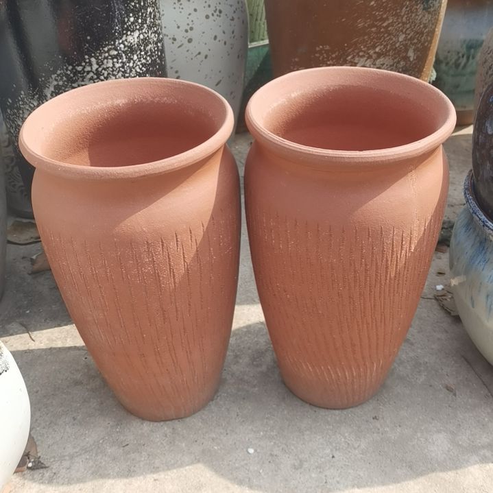 红陶口14高26瑕疵