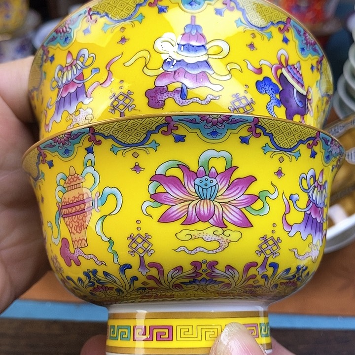 景德镇陶瓷藏式茶碗