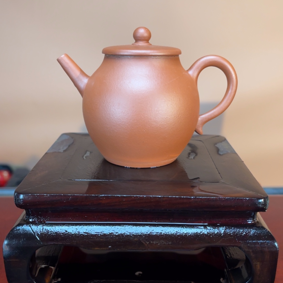 紫砂茶壶高段180cc红泥翁型壶