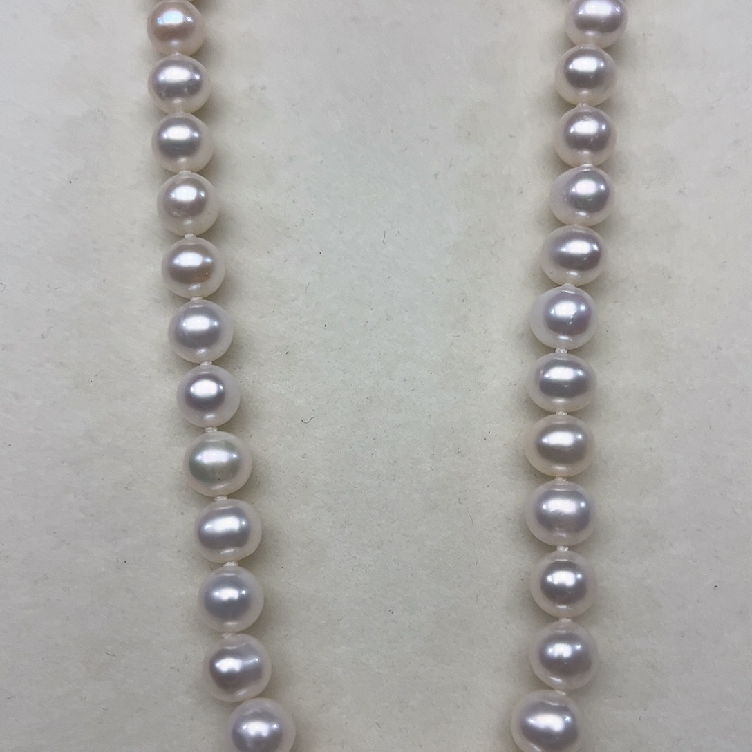 未镶嵌淡水珍珠颈饰卡7.5