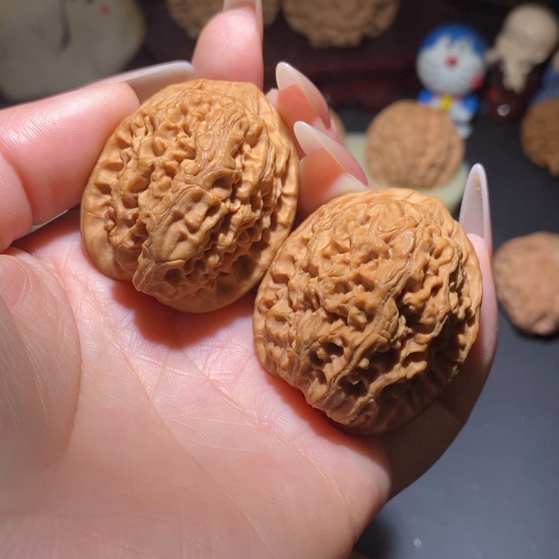 文玩核桃把件全品莲花35