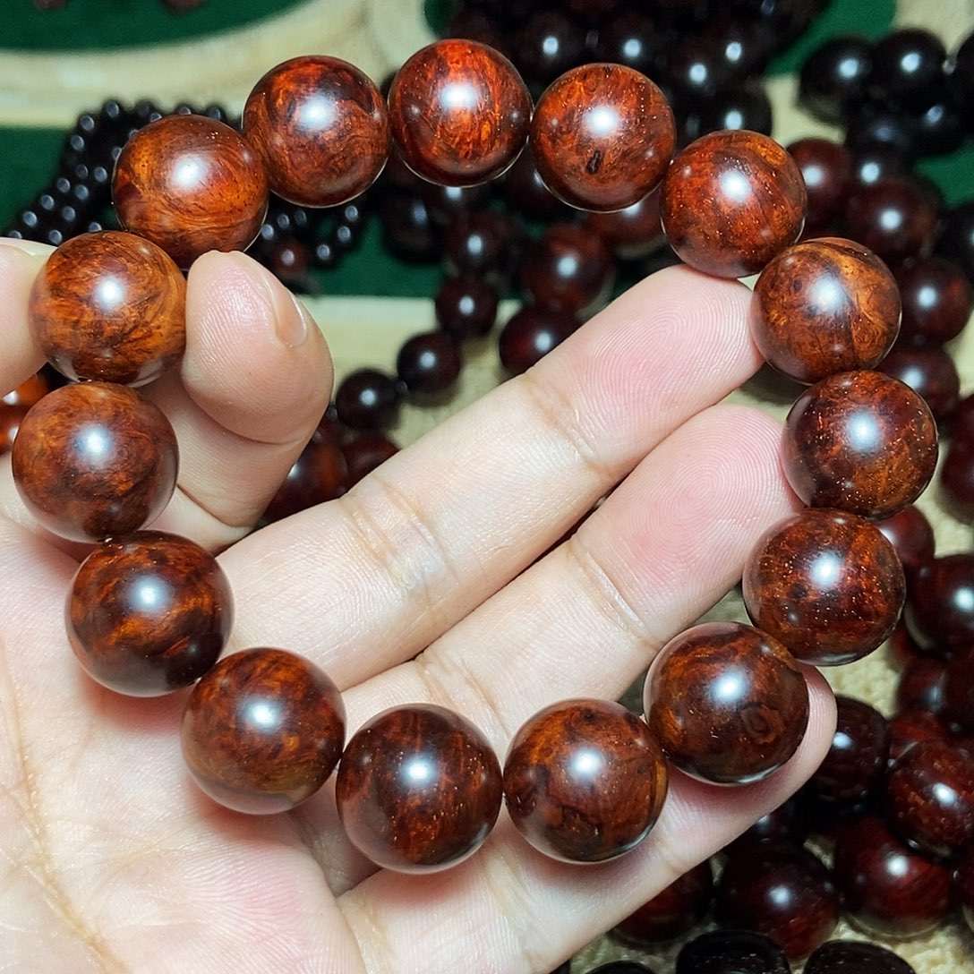 手串/手链小叶紫檀1.5瘤疤瑕疵