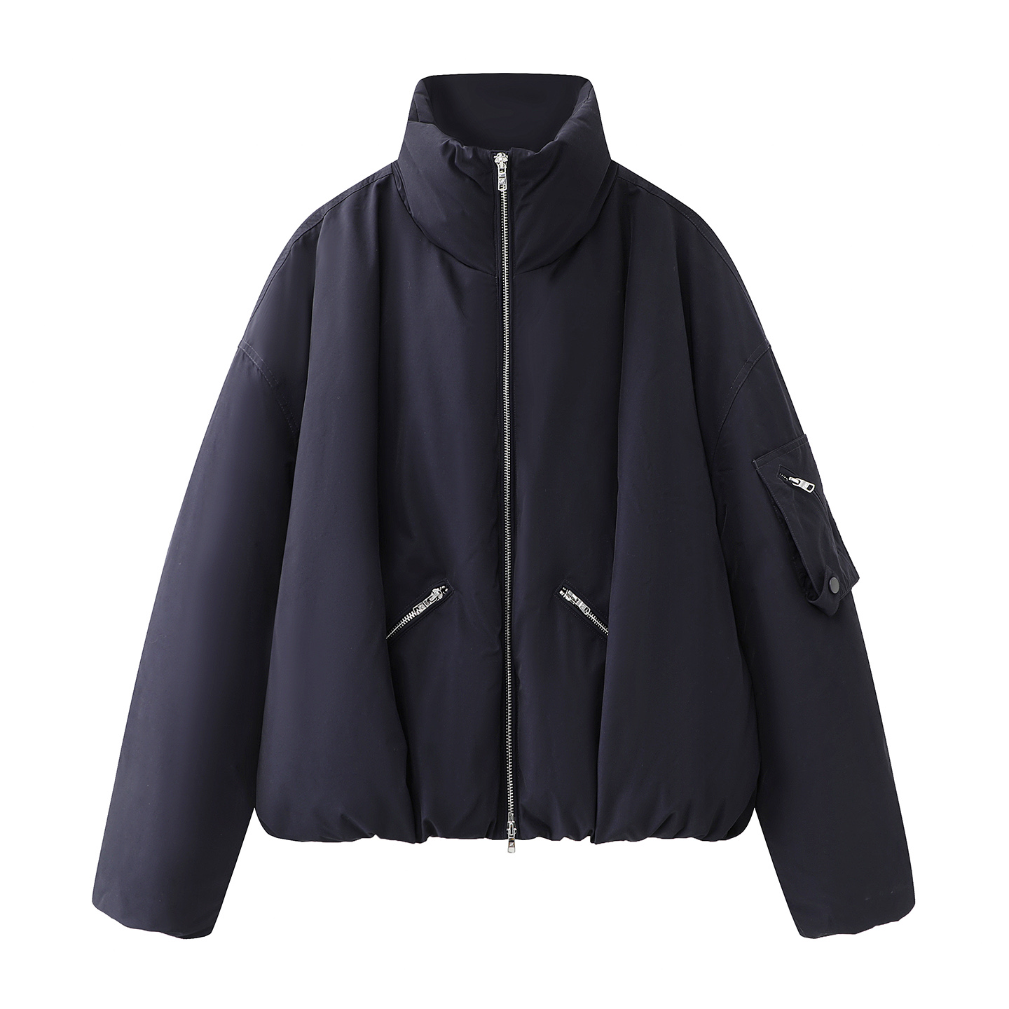 艾家商场同款2025冬新款宽松显瘦立领羽绒服复古外套女AR004124