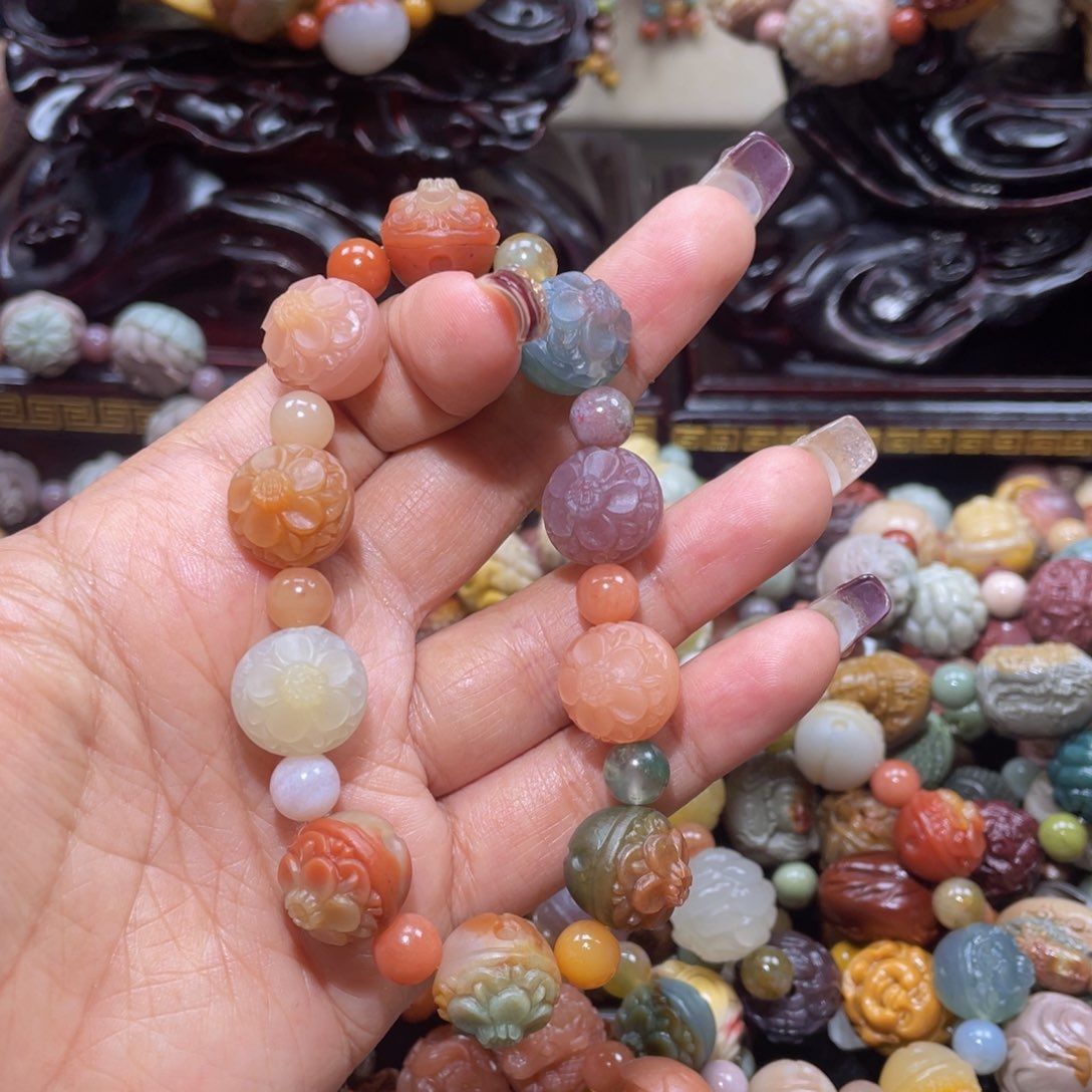 石英质玉手链未镶嵌