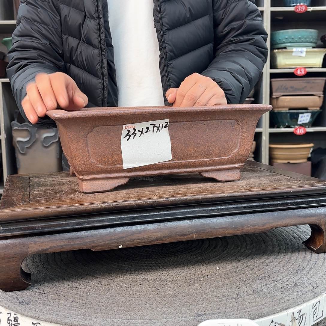 紫砂花盆紫砂的颜色很好看