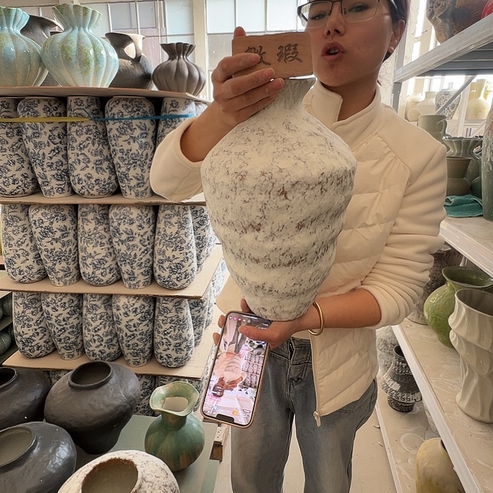 陶景德镇陶瓷好花瓶瑕疵专场