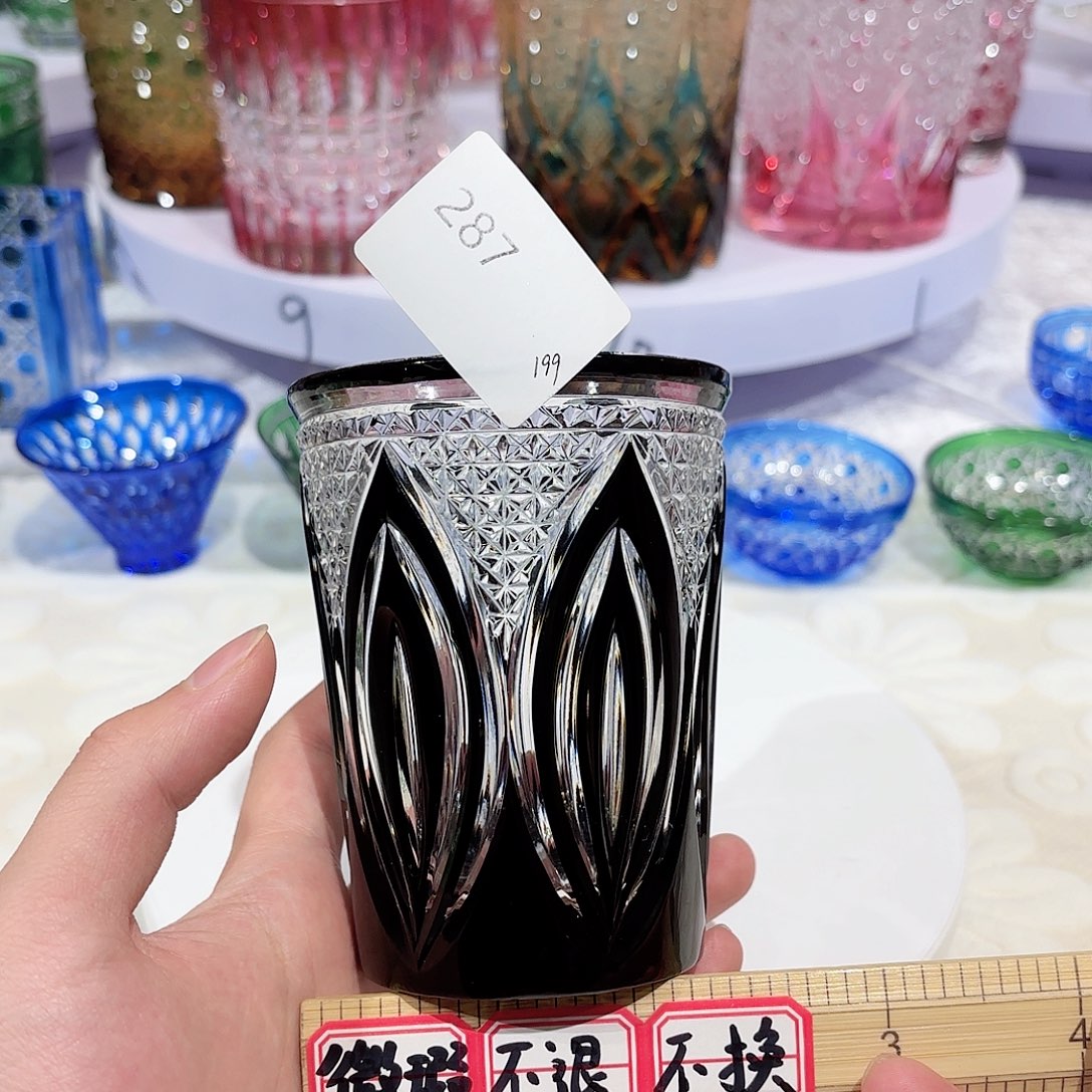 水晶杯水晶花瓶果盘通宝工艺品