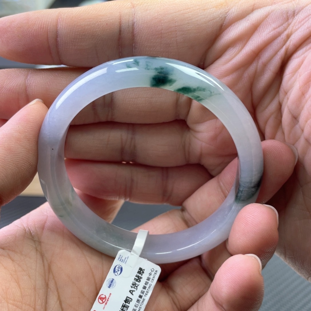 翡翠手镯未镶嵌天然缅甸a货翡翠手镯