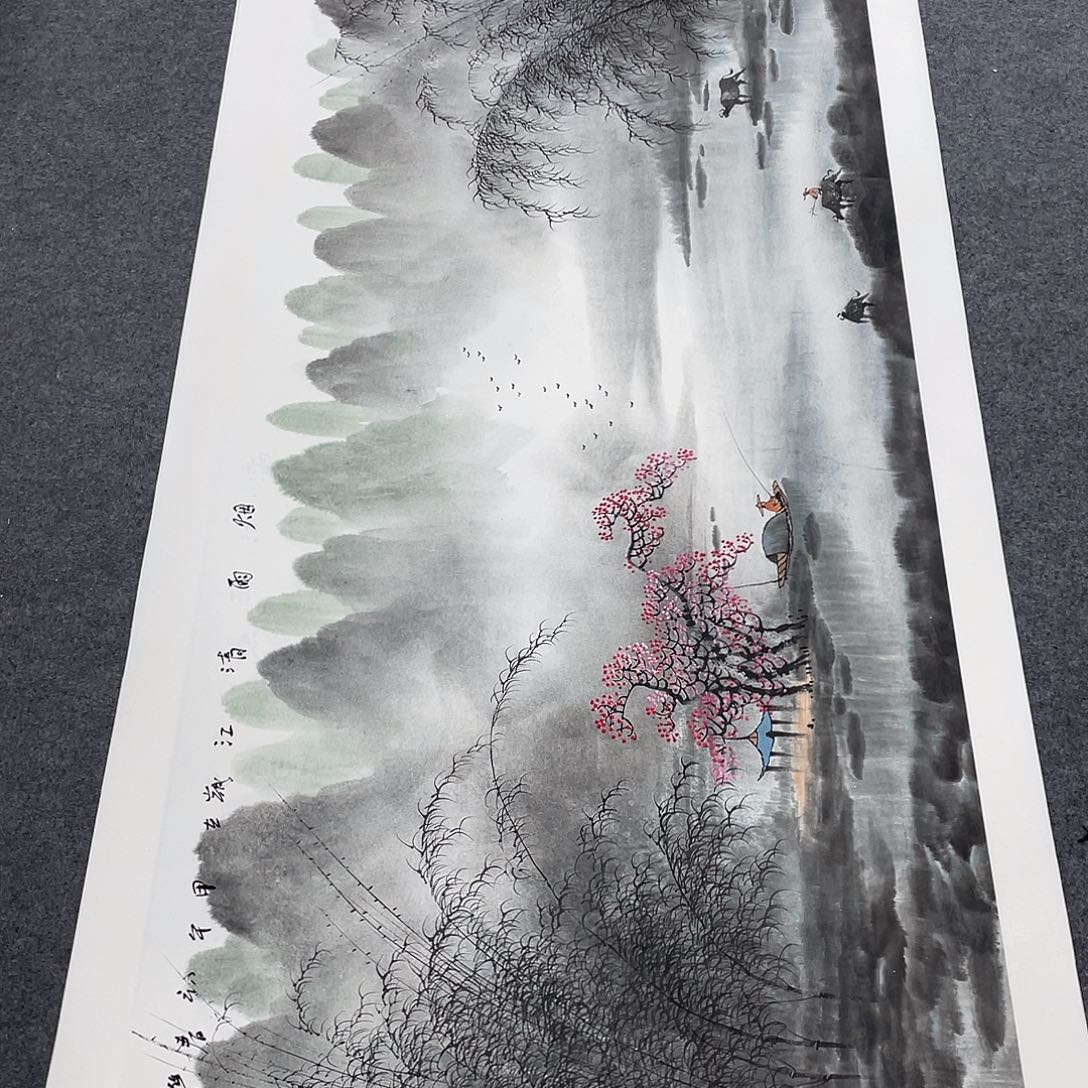 国画今天上午国画作品展示