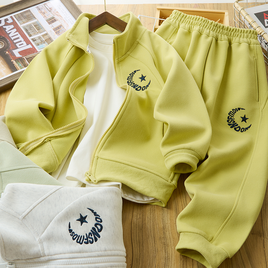 儿童2025春季新款套装中大童上衣卫裤两件套休闲运动服25C20