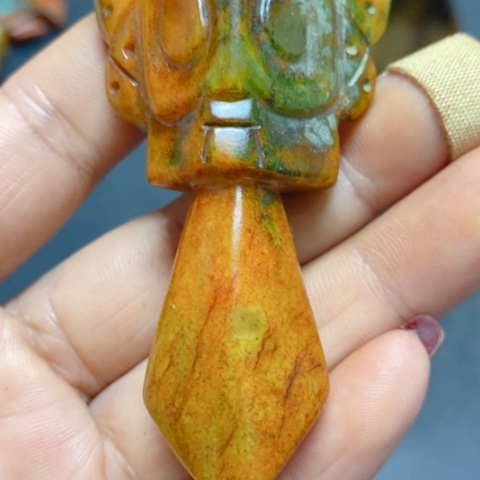 紫金钵盂菩提吊坠