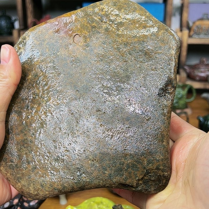 茶空间天然石材冰碛岩豹纹王*春