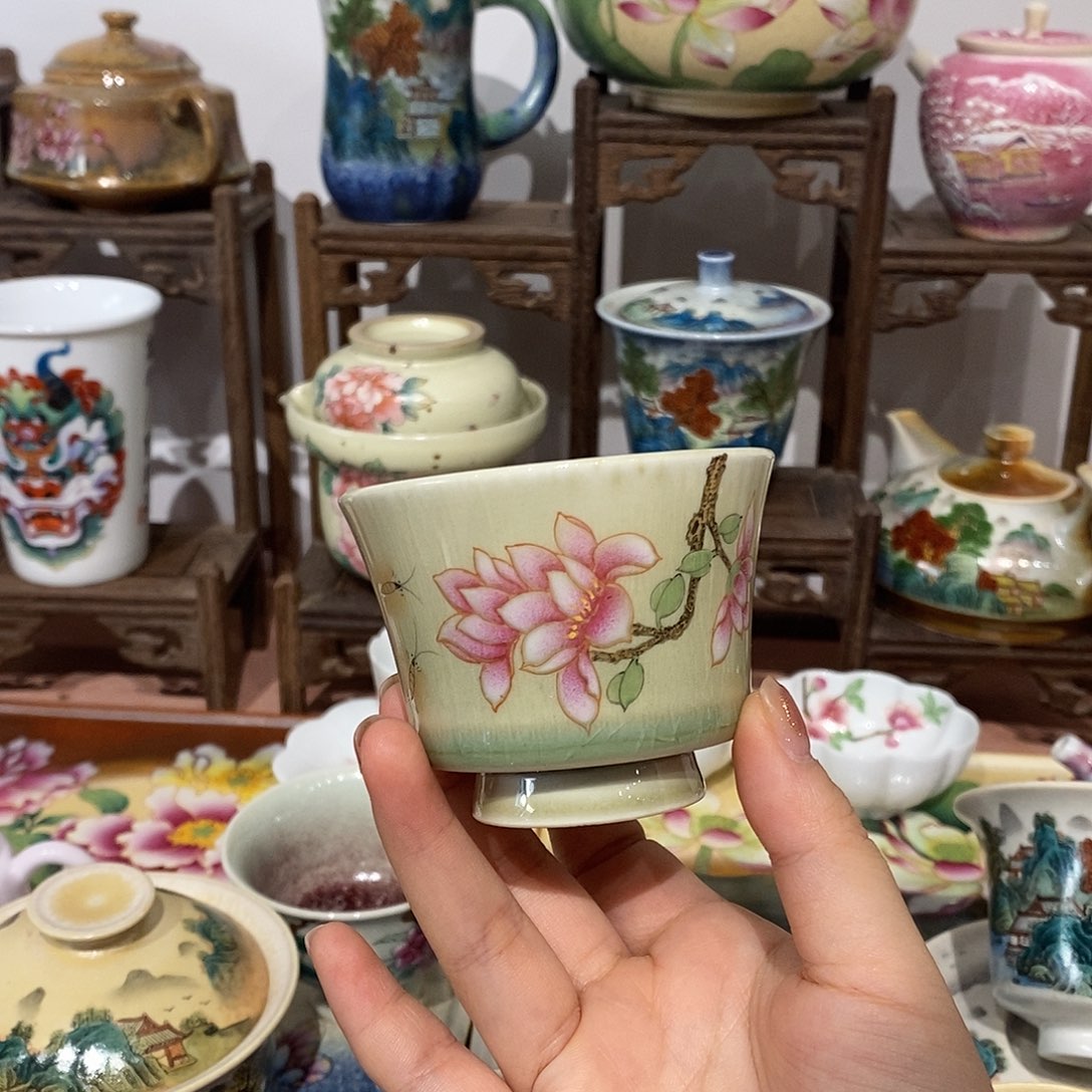 17 手工手绘景德镇瓷器绘画
