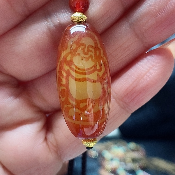 玛瑙/玉髓颈饰合金