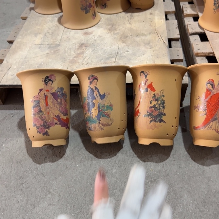 紫砂花盆 包邮包破损