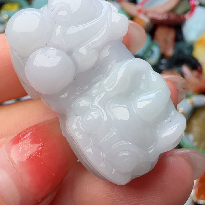 翡翠颈饰未镶嵌天然A货71