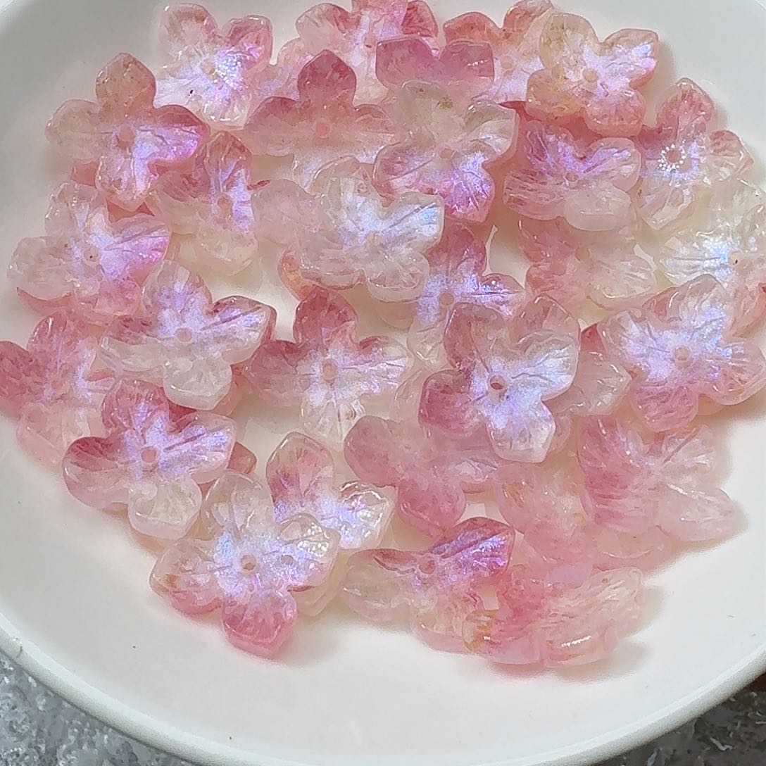 玻璃64 卡十四 绣球花