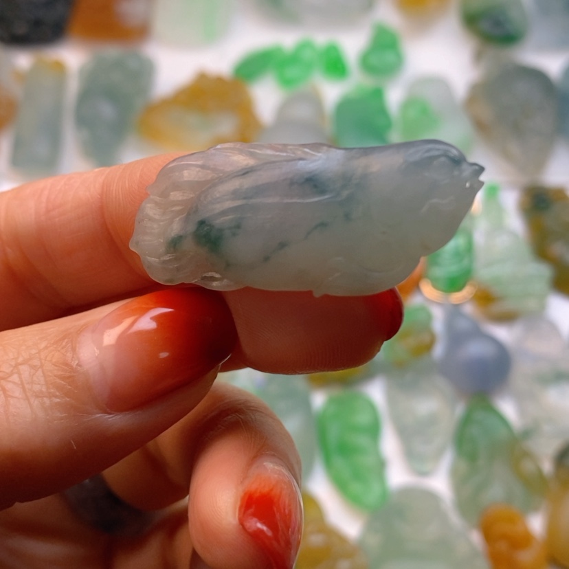 【闪购商品】定制翡翠未镶嵌鱼