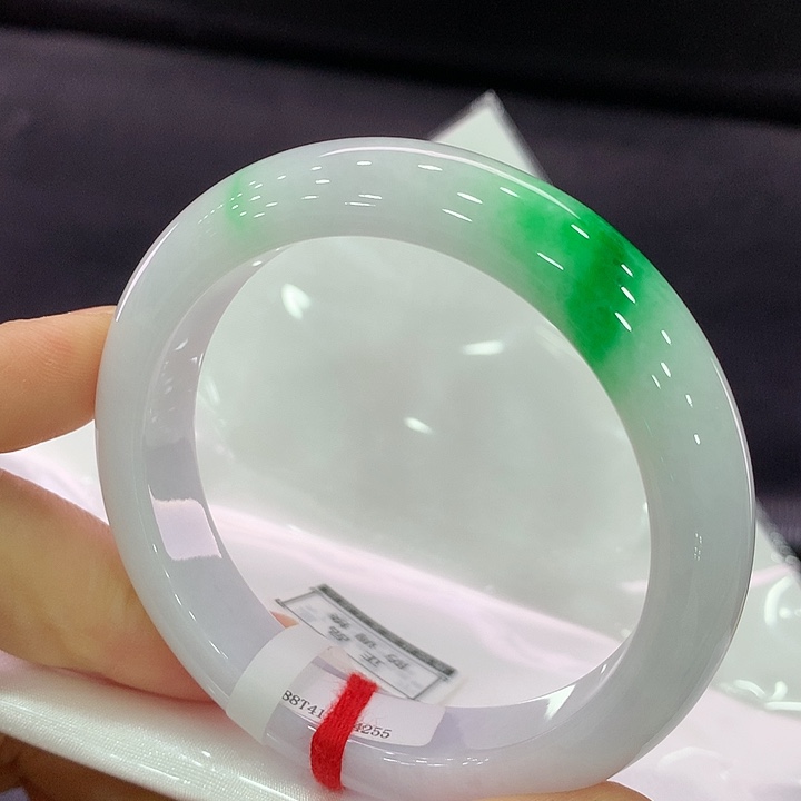 翡翠手镯未镶嵌正圈54