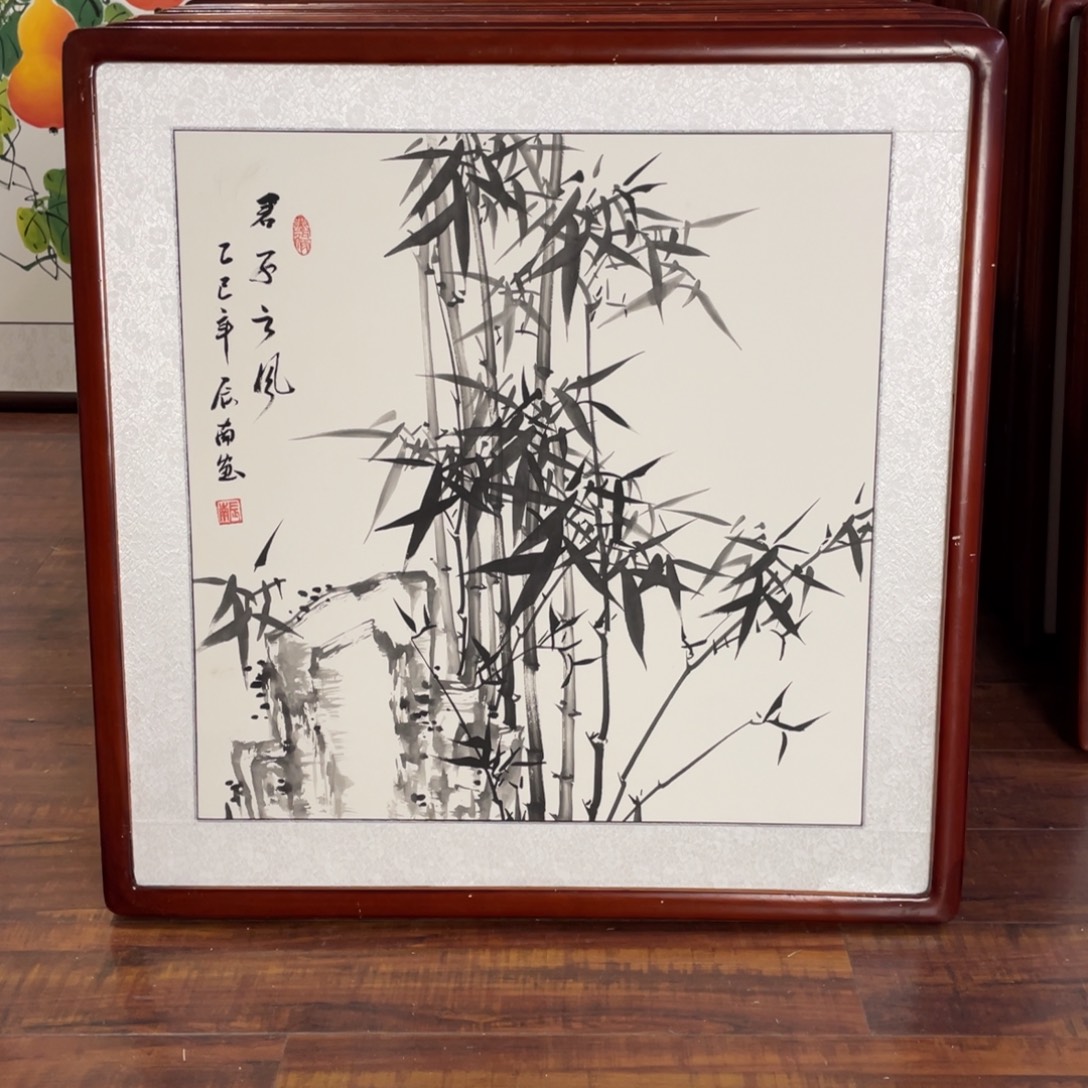 国画带框尺寸63*63厘米