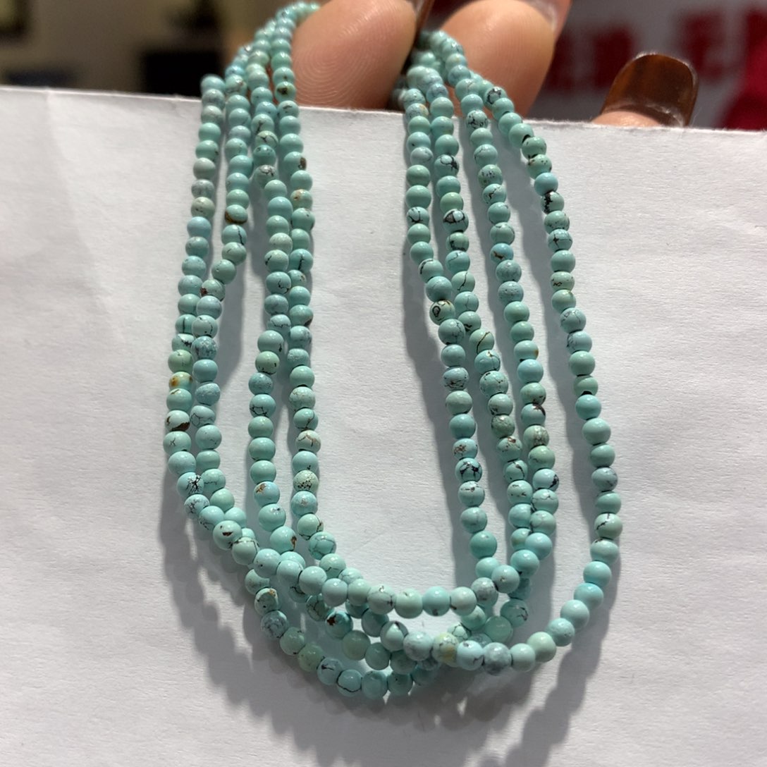 绿松石长链未镶嵌