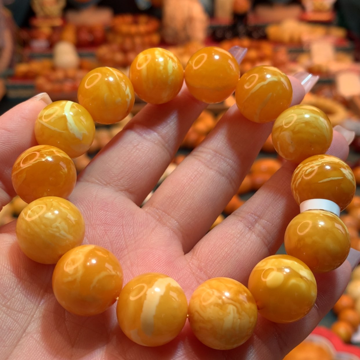 【闪购商品】蜜蜡手串未镶嵌蜜蜡手串