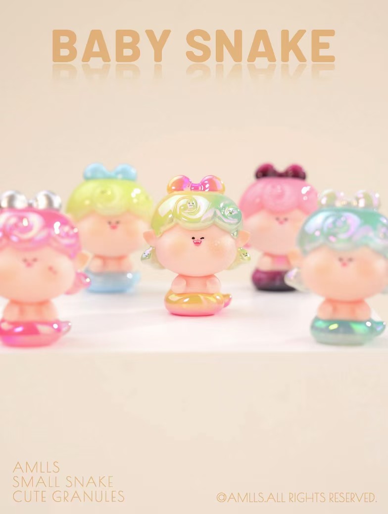 【10人车】阿玛莉莉丝小蛇萌粒盲盒玩具