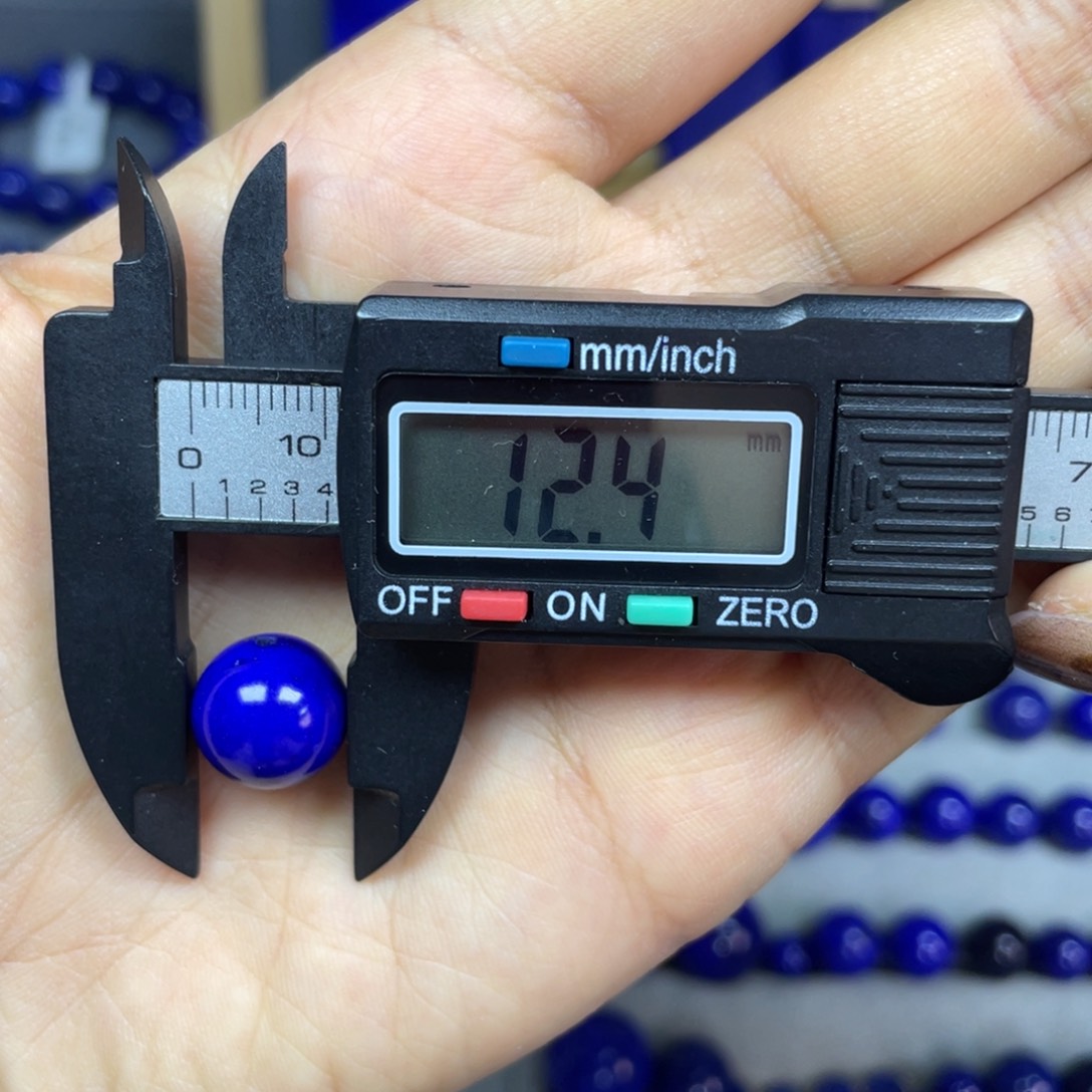 青金石12mm单珠未镶嵌听*者