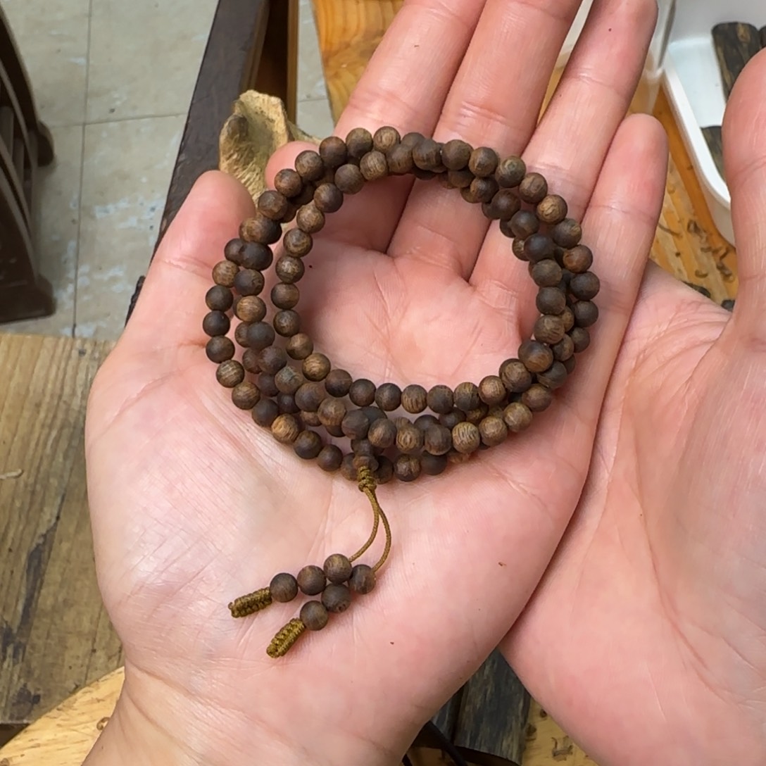 沉香手串0.5规格树心油老料11克