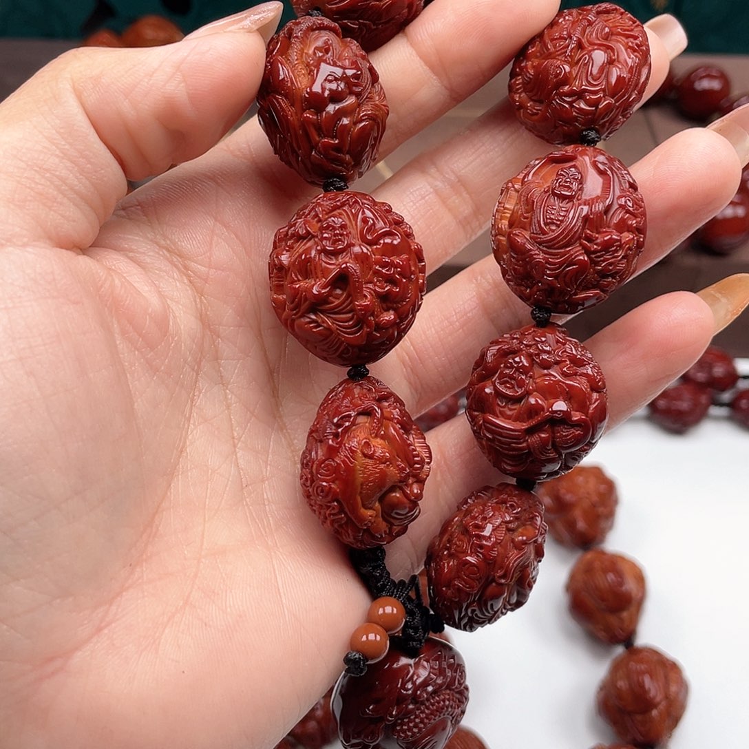 橄榄核手串枫*十八罗汉