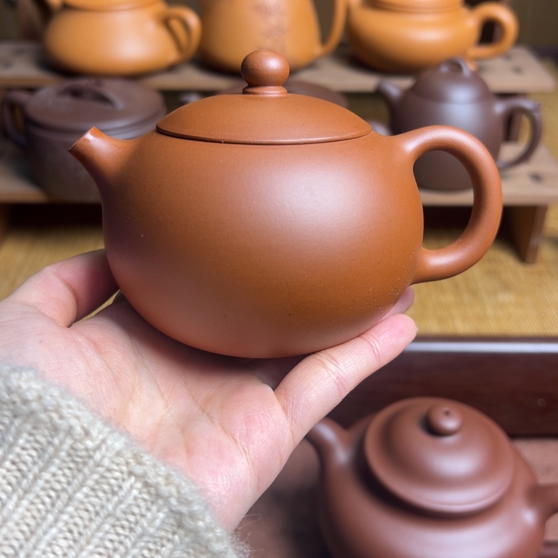 茶壶紫砂250cc红皮龙西施