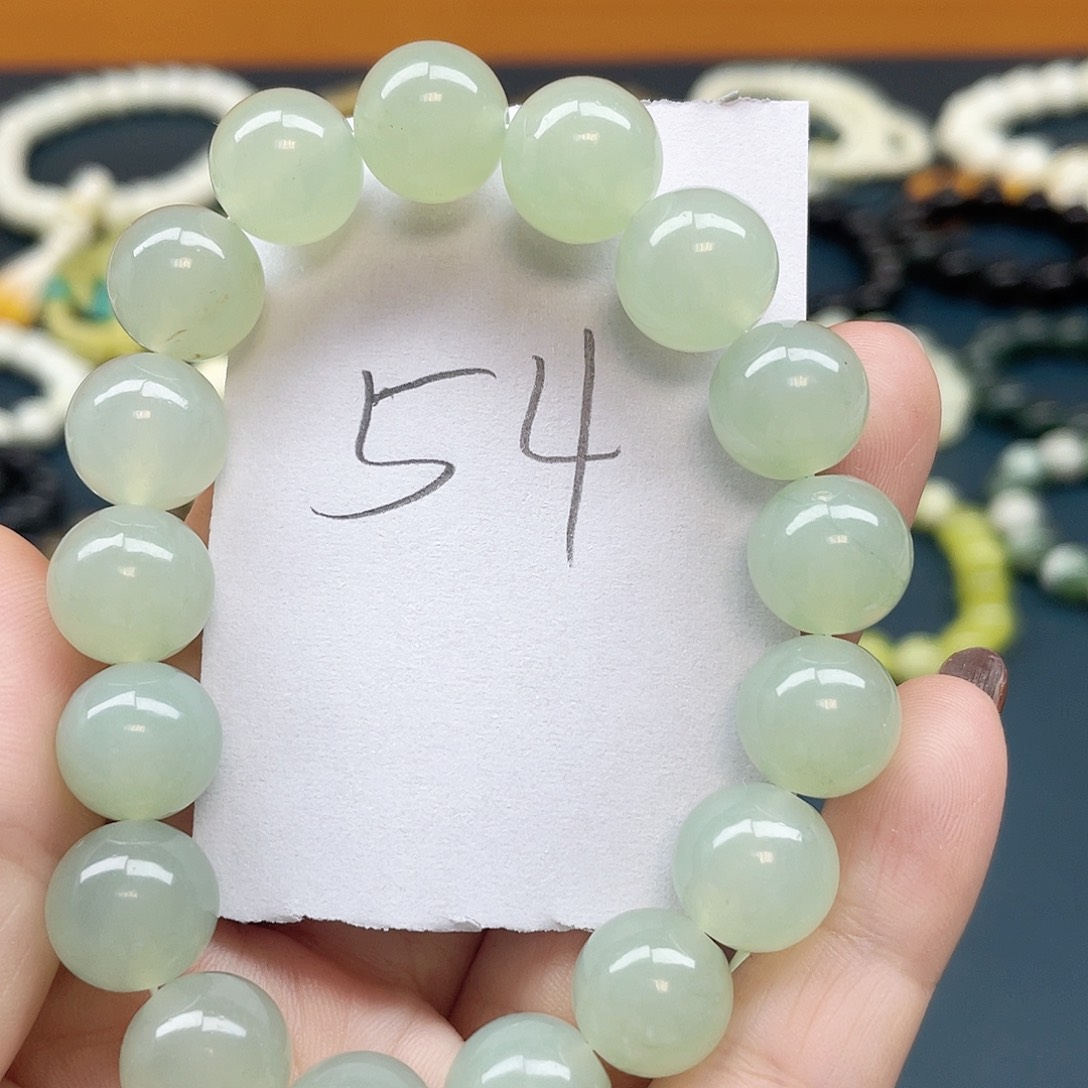 未镶嵌蛇纹石玉手链