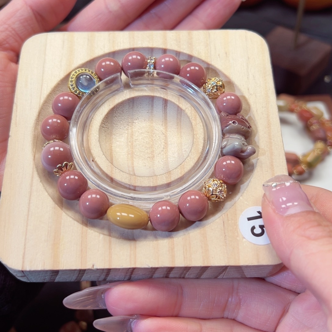 石英质玉手链未镶嵌人***6117