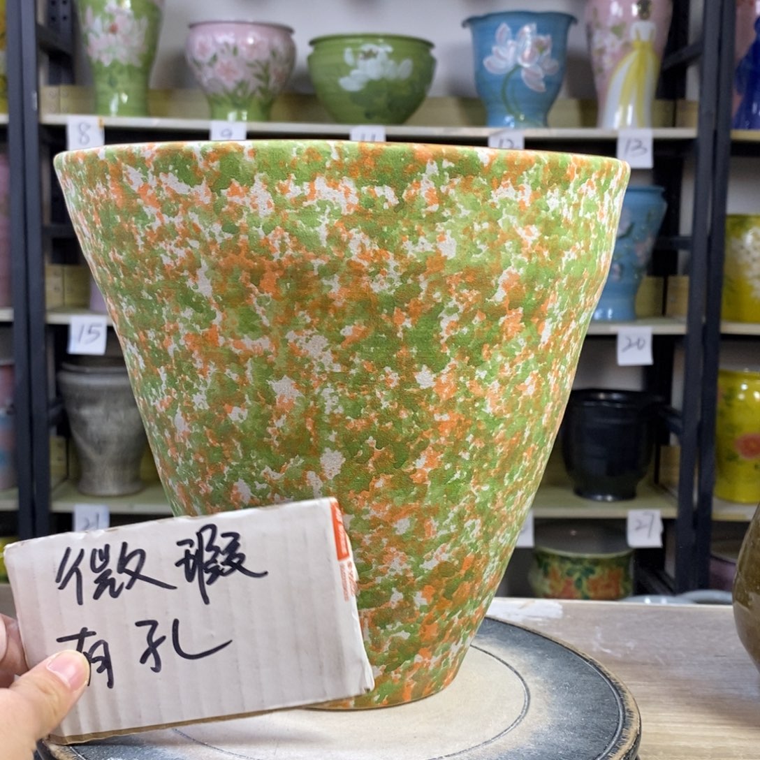 景德镇手工手绘陶瓷花盆