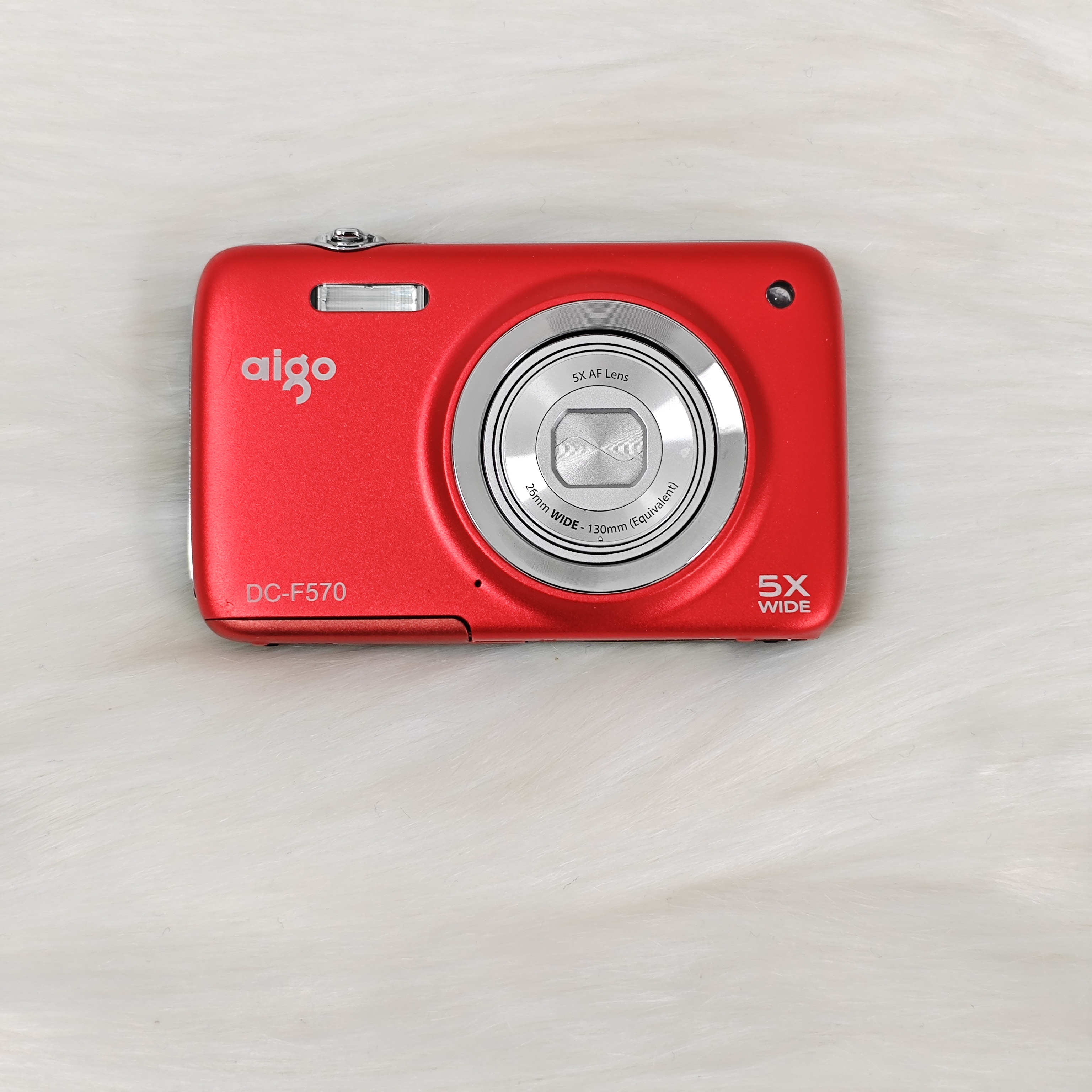 95新 aigo/爱国者 f570 红色 出片清晰冷白皮 配件齐全