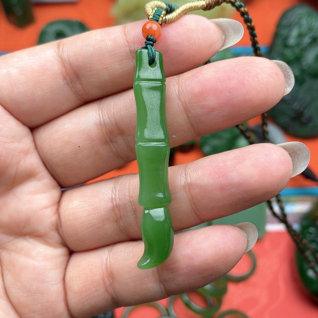 和田玉（碧玉）未镶嵌挂件