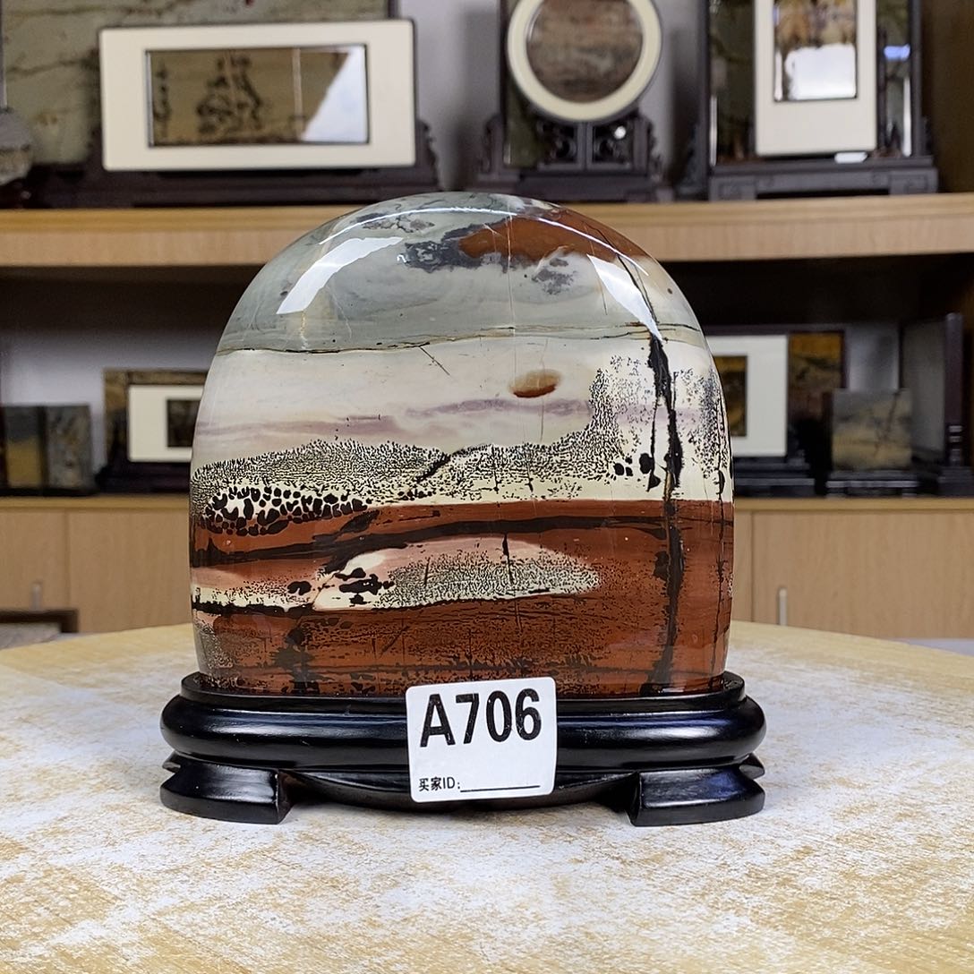 昌化石印石广西国画石摆件