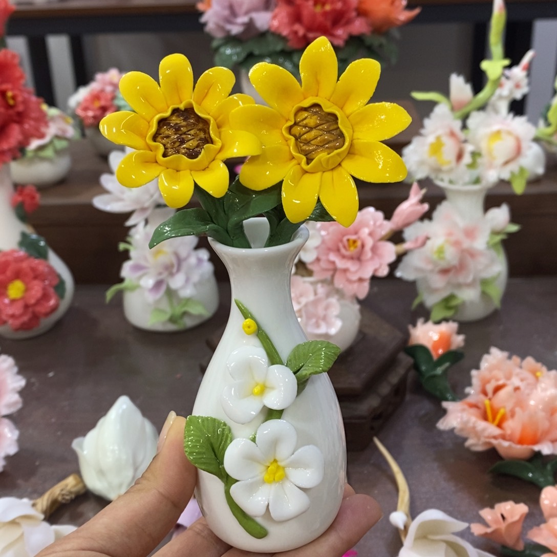 瓷片陶瓷工艺品摆件