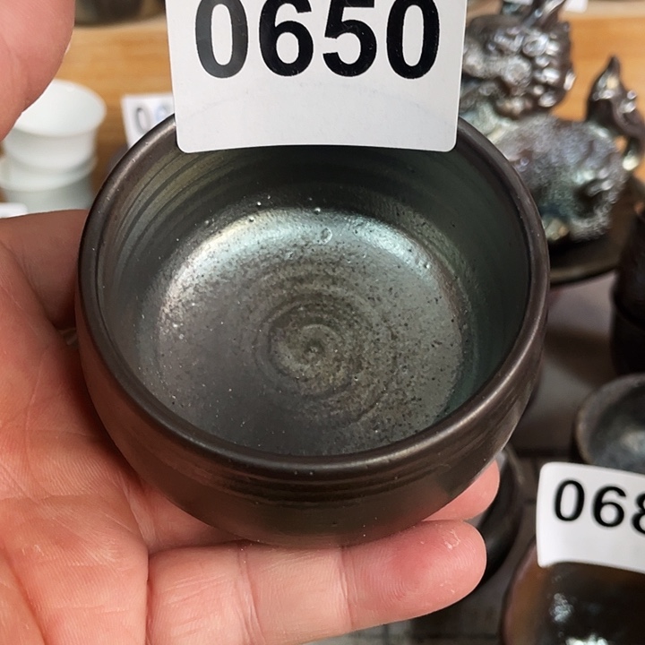 杯子陶柴烧纯手工650