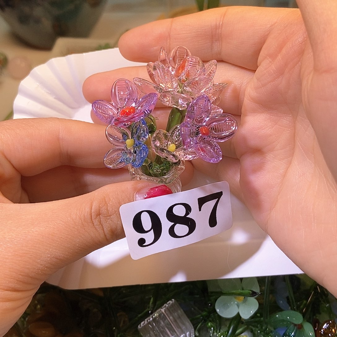 琉璃手工艺品987花瓶