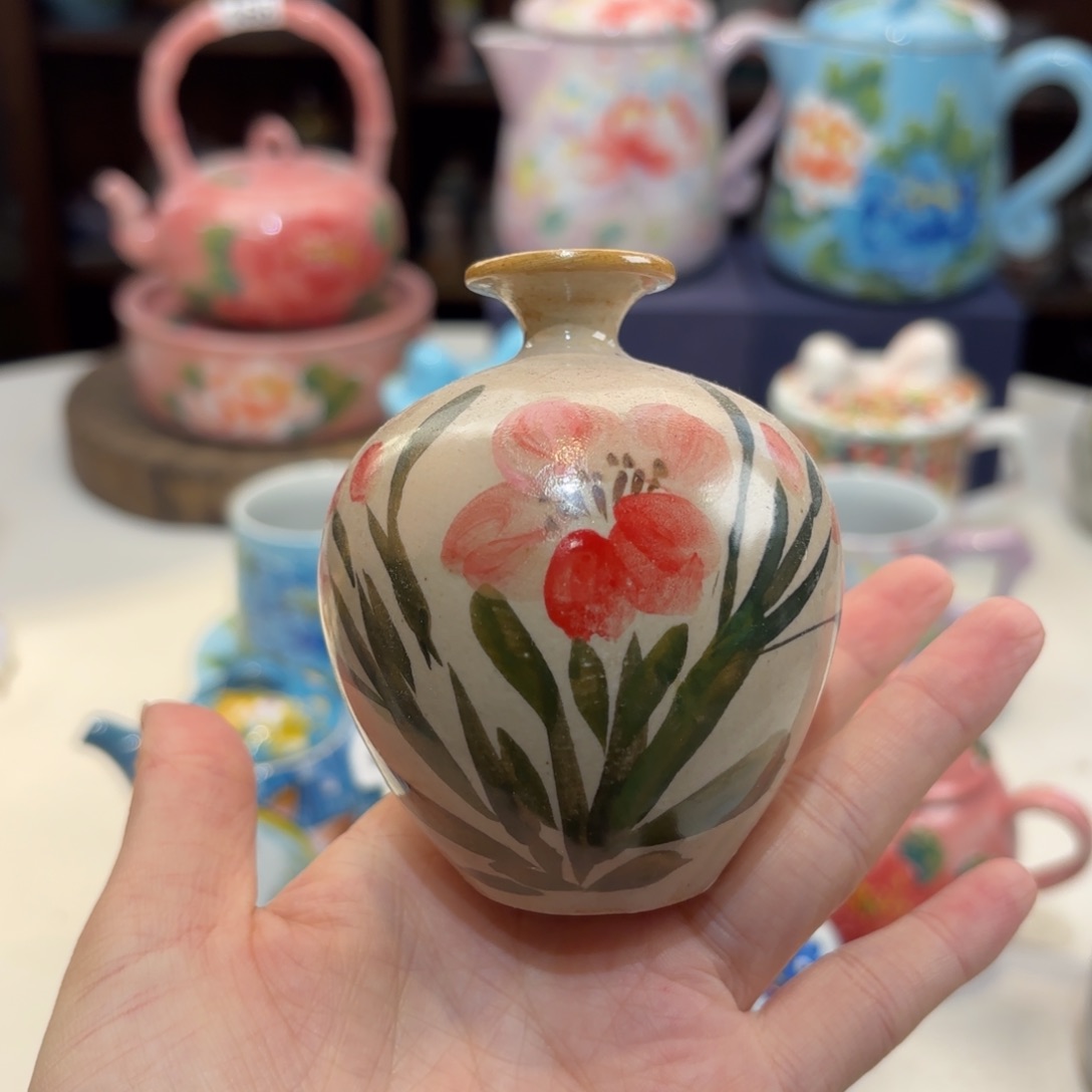 景德镇手绘高温釉下彩陶瓷茶具