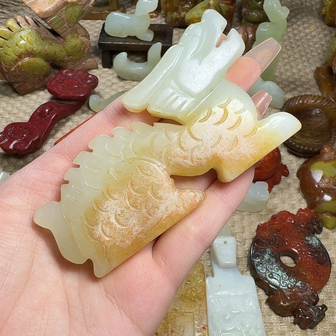 白玉菩提吊坠挂件