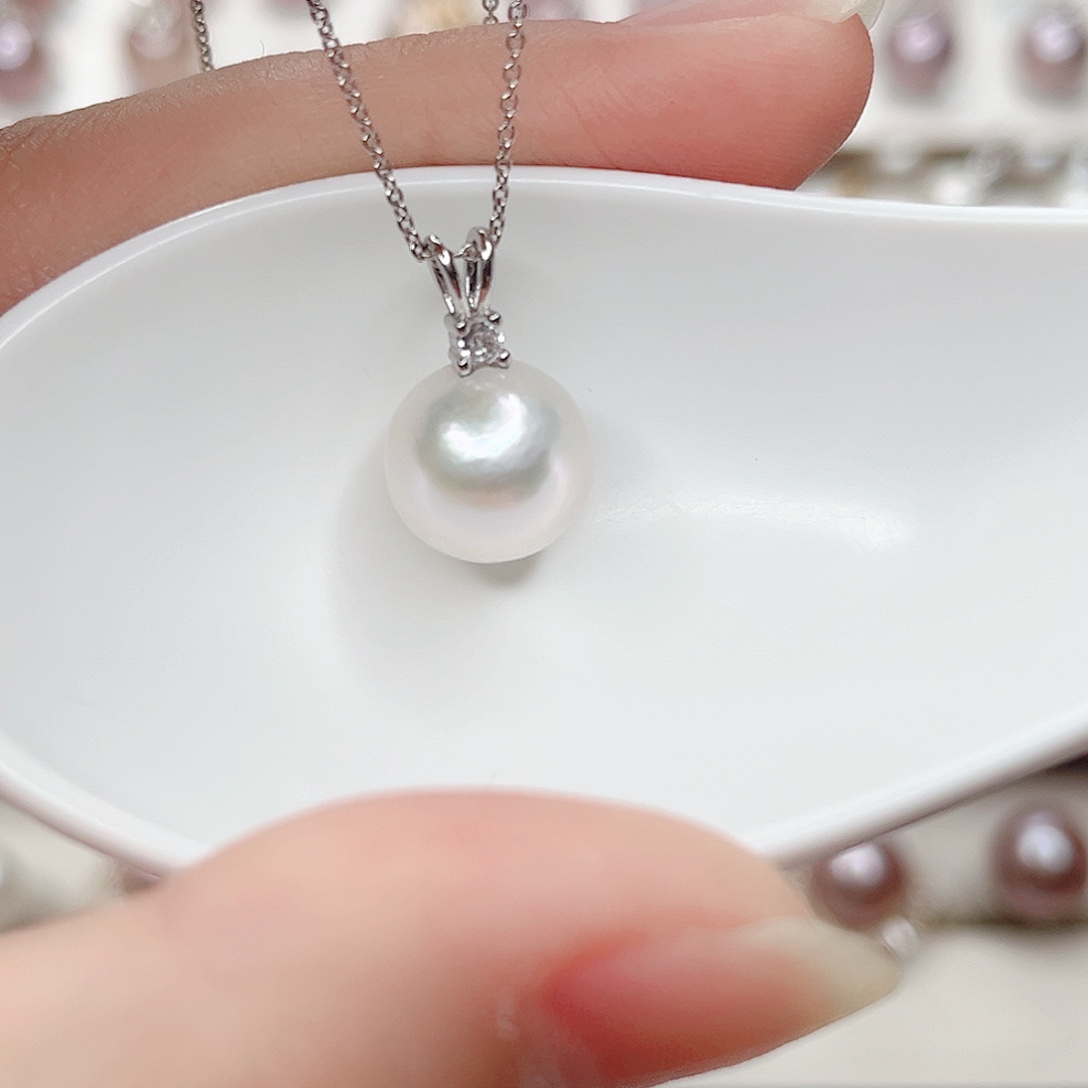 淡水珍珠吊坠(赠链)合金