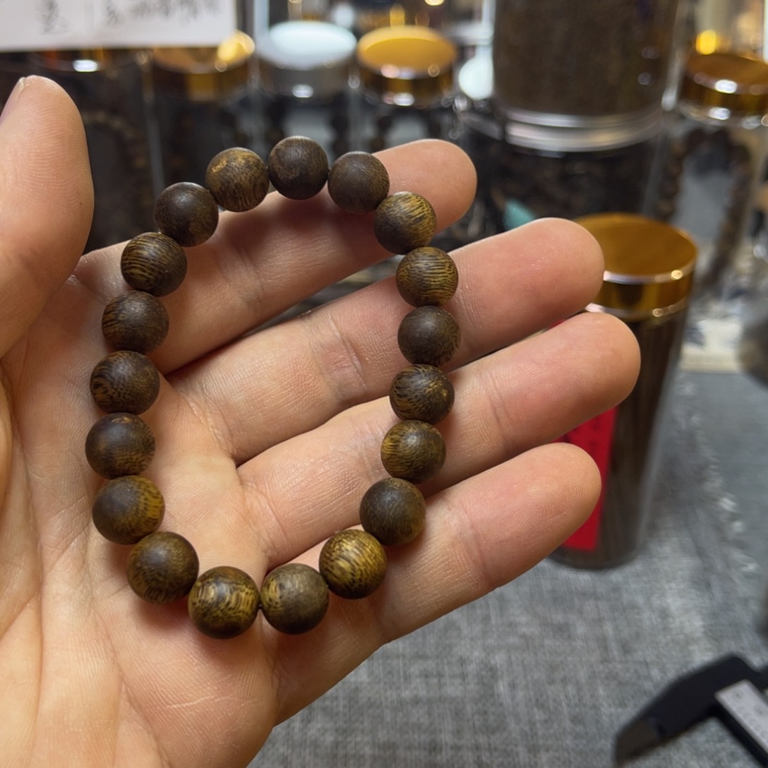 沉香木手串张勺子奇楠手串1.0