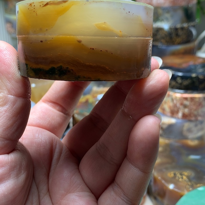 心***单定制玛瑙定制抛光手把