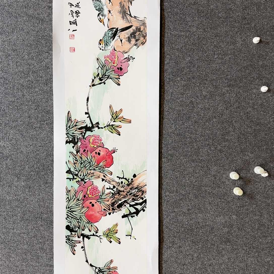 国画邢坤老师手绘作品